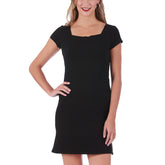InstantFigure Short Dress With Cap Sleeve 16821D